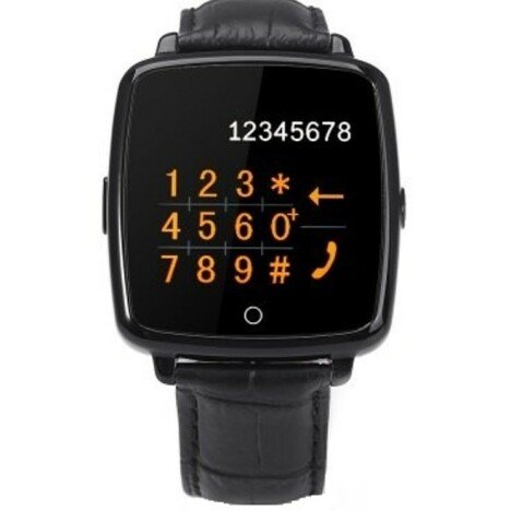 Ceas Smartwatch cu Telefon iUni U11C Plus, Bluetooth, Camera, 1.54 inch, Negru